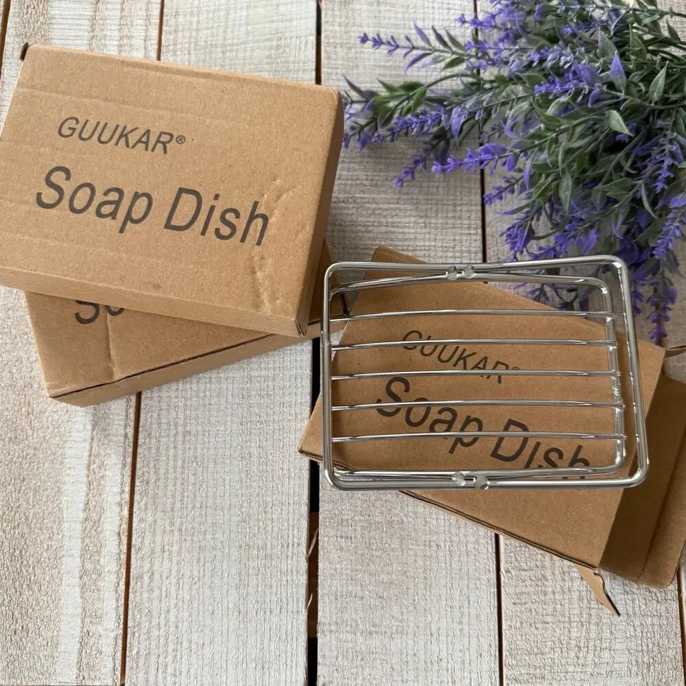 NEW Silver Soap Dish Holders